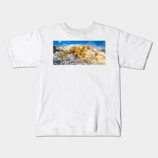 Mammoth Hot Spring Yellowstone Kids T-Shirt